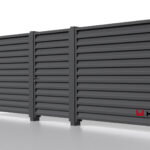 Ламели для забора жалюзи Luxe V RAL 7024 – порошковое покрытие, толщина 0,45 мм в Екатеринбурге  | фото 6