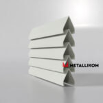 Ламели для забора жалюзи Luxe Л RAL 9002 – покрытие матовое, толщина 0,45 мм в Екатеринбурге  | фото 2