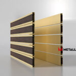 Планкен для забора Printec под дерево 120 mm RAL 1014 – покрытие порошковое, толщина 0,45 мм в Екатеринбурге  | фото 3