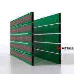 Планкен для забора Printec под дерево 120 mm RAL 6002 – покрытие полиэстер, толщина 0,45 мм в Екатеринбурге  | фото 4