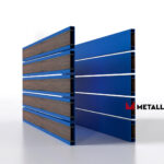 Планкен для забора Printec под дерево 120 mm RAL 5005 – покрытие матовое, толщина 0,45 мм в Екатеринбурге  | фото 4