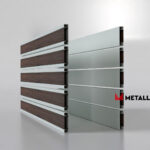 Планкен для забора Printec под дерево 120 mm RAL 7035 – покрытие порошковое, толщина 0,45 мм в Екатеринбурге  | фото 4