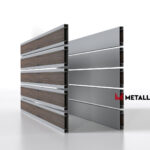 Планкен для забора Printec под дерево 120 mm RAL 7004 – покрытие матовое, толщина 0,45 мм в Екатеринбурге  | фото 2