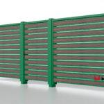 Планкен для забора Printec под дерево 120 mm RAL 6002 – покрытие полиэстер, толщина 0,45 мм в Екатеринбурге  | фото 5