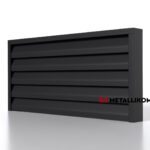 Планкен для забора ранчо 120 mm RAL 9005 – покрытие матовое, толщина 0,45 мм в Екатеринбурге  | фото 1