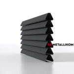 Ламели для забора жалюзи Premium U RAL 7024 – покрытие полиэстер, толщина 0,45 мм в Екатеринбурге  | фото 2